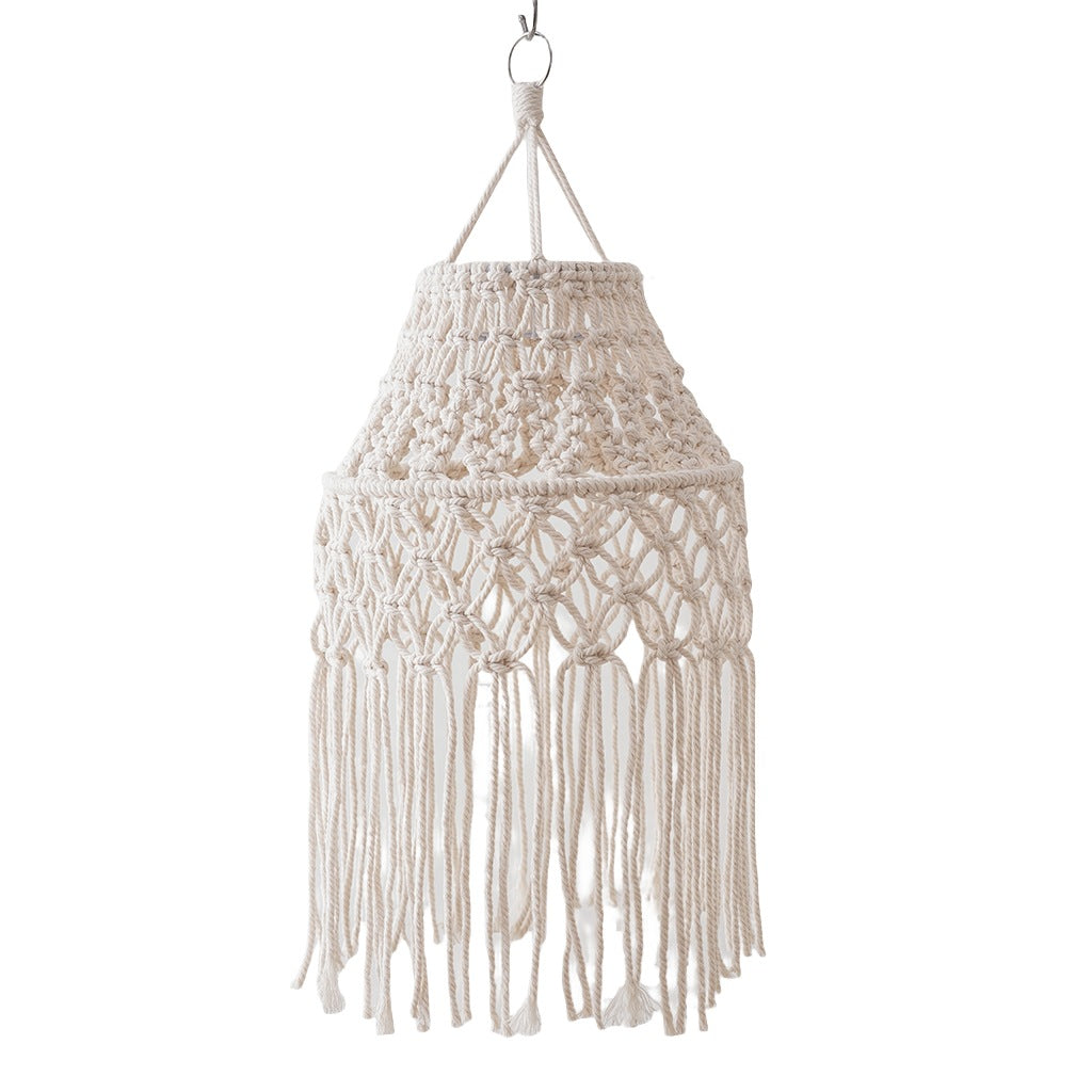 Macramé Bohemian Hängende Pendelleuchte Schirm Brehn