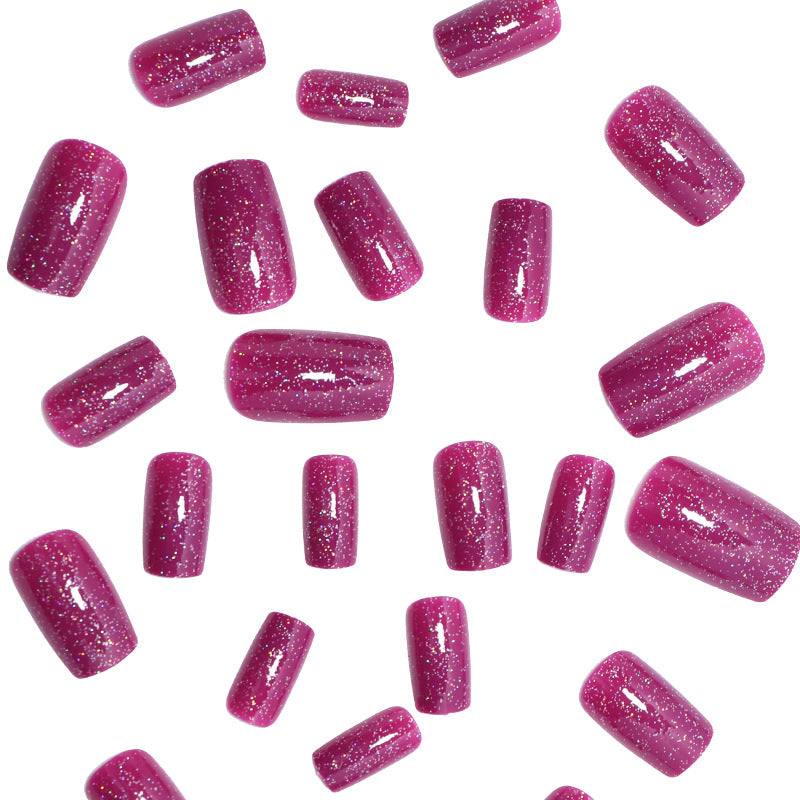 Glamouröse Glitzer Press-On Nagelset Brehn