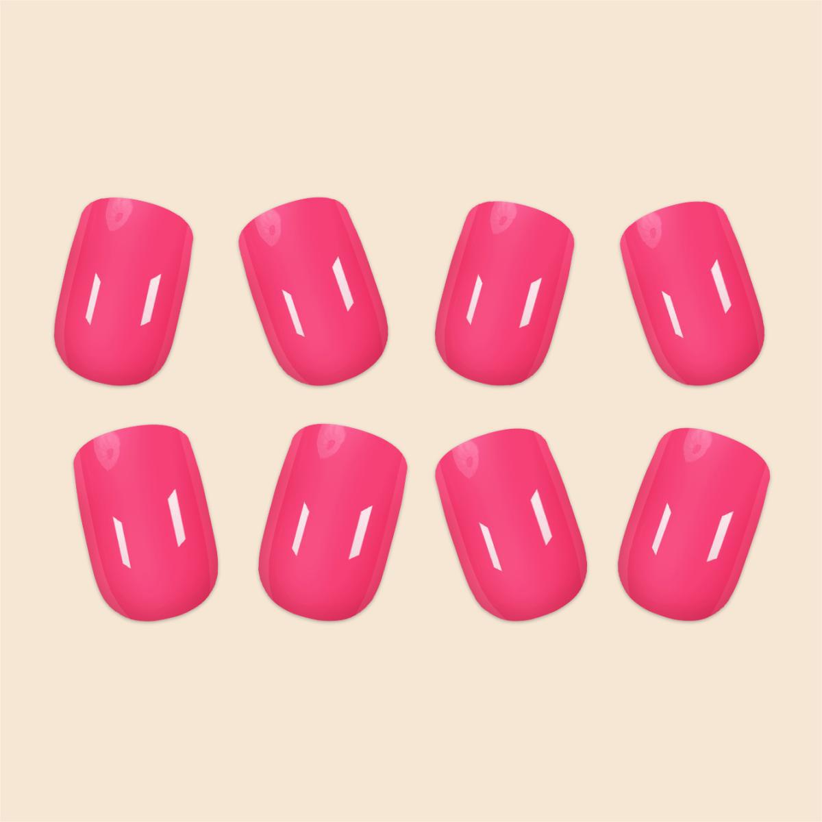 Glossy Square Nagelverlängerungen