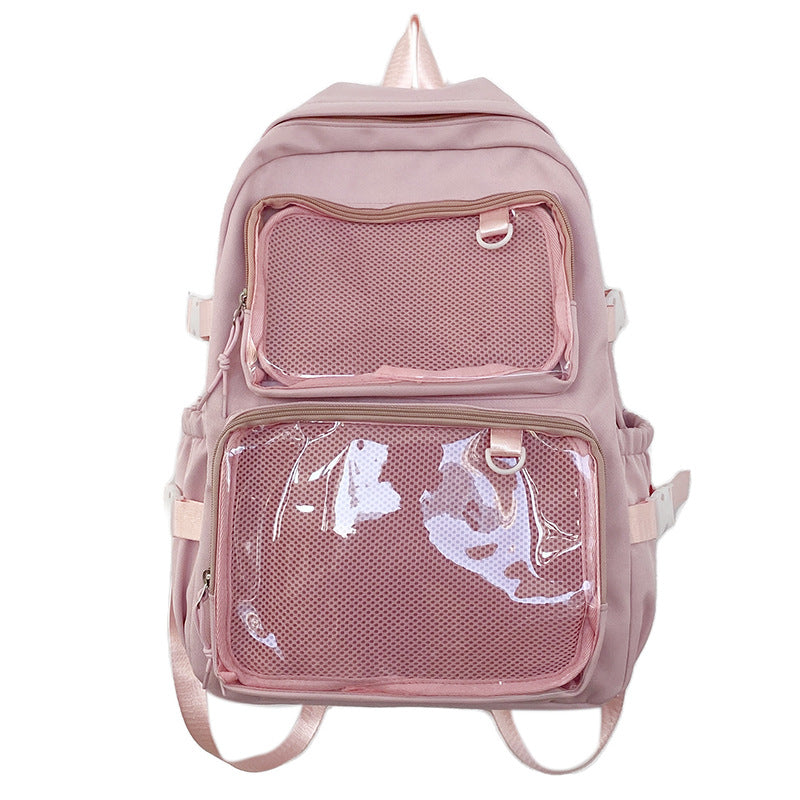 Mehrzweck-Transparenter Netz-Schul-Rucksack