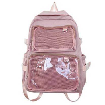 Mehrzweck-Transparenter Netz-Schul-Rucksack