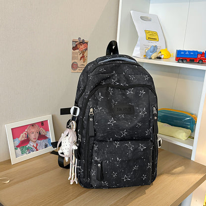 Stylischer Star-Emblazoned Alltagsrucksack Brehn