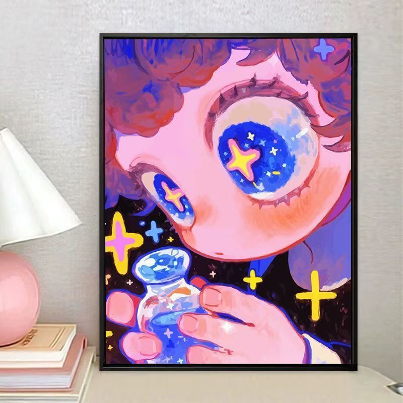Verspielt Fantasie Charakter Leinwand Kunstdruck Brehn