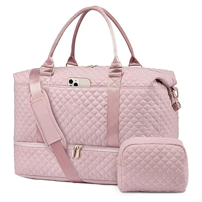 Vielseitige Gesteppten Weekender-Tasche Brehn