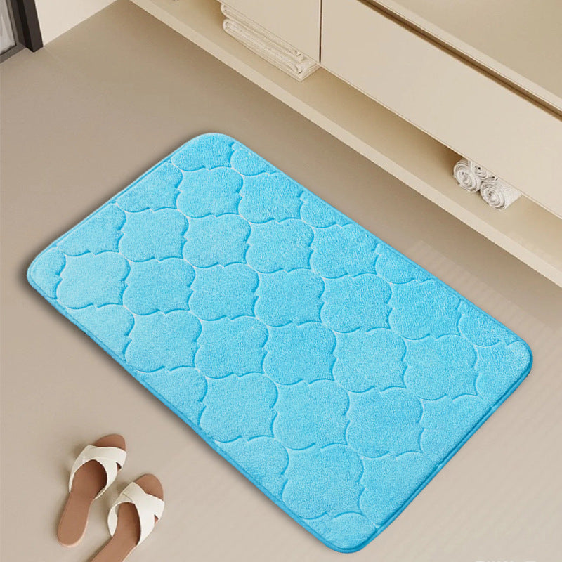 Weicher Plüsch-Memory-Foam-Badeteppich Brehn
