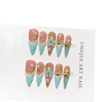 Dekoratives Press-On Nagelset