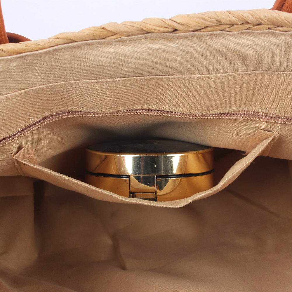 Geflochtene Strohtasche Brehn
