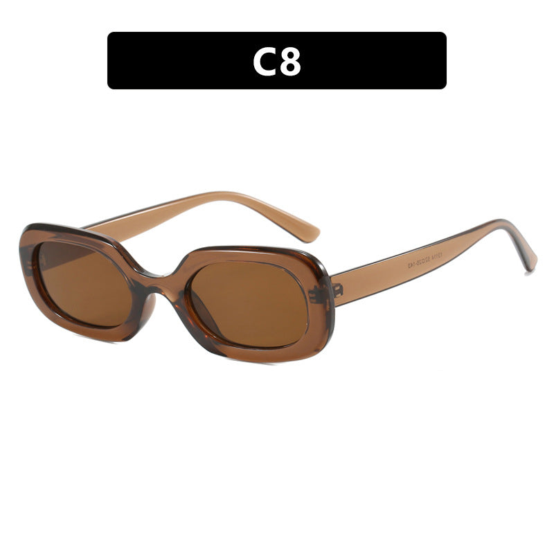 Damen oversized Sonnenbrille mit ausgefallenem Muster Brehn