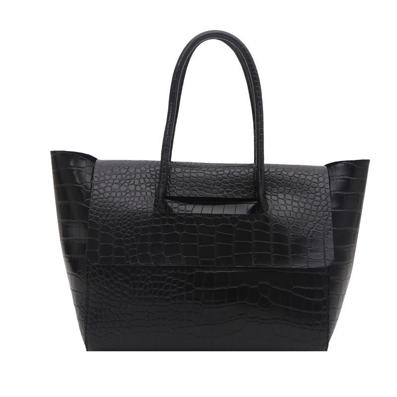 WoCrocodile Texturiert Strukturierte Handtasche Brehn