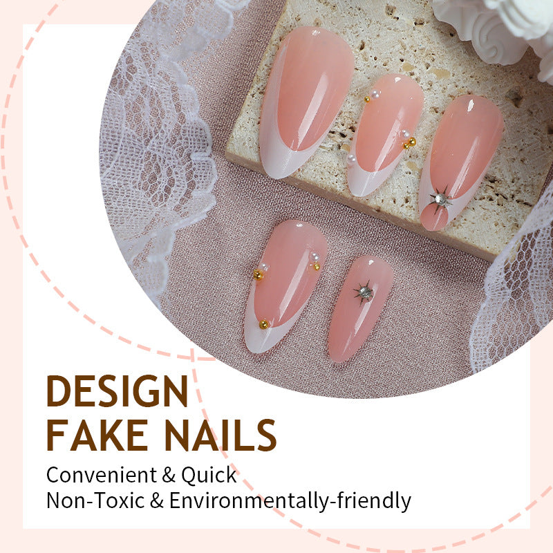 Kunstnagelset mit eleganten Swarovski-Elementen Brehn