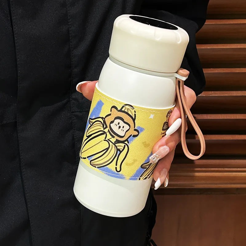 Damen Isolierflasche mit verspieltem Panda-Design Brehn