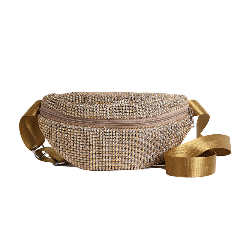Schimmernde mit Strass verzierte Gürteltasche Brehn