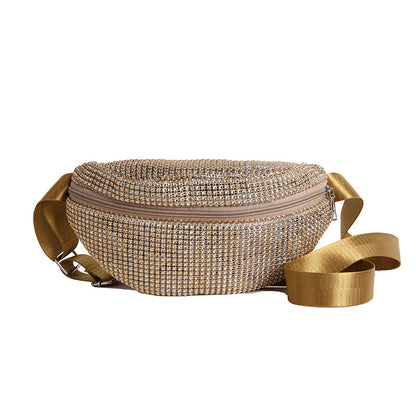 Schimmernde mit Strass verzierte Gürteltasche Brehn