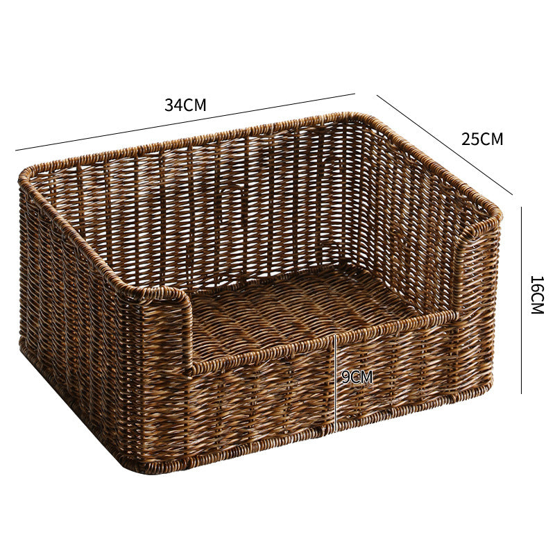 Unisex Moderner Aufbewahrungskorb aus geflochtenem Material Brehn