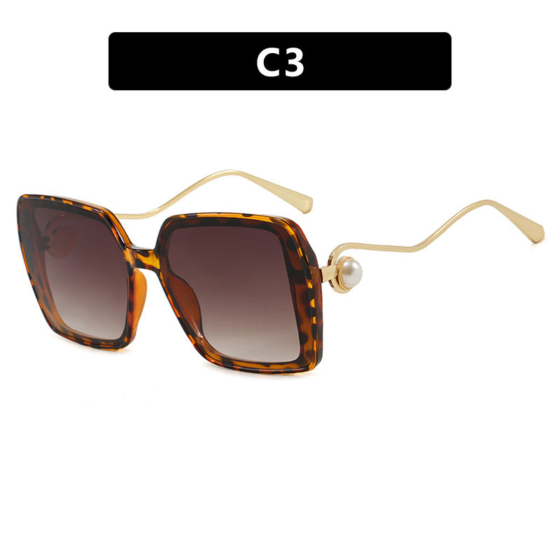 Damen modische quadratische Brille mit elegantem Metallrahmen und einzigartigen Akzenten Brehn