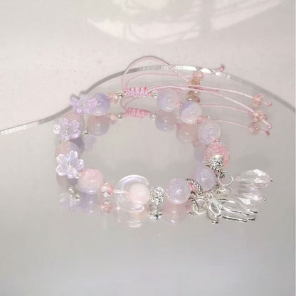 Handgefertigtes florales Perlen charm Armband Brehn