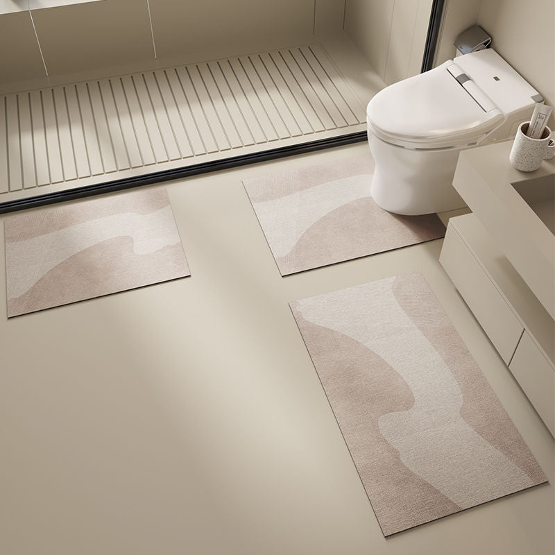 Elegantes Floraldesign-Badematten-Set Brehn