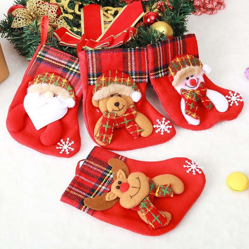Niedlicher Weihnachtsstrumpf mit Rentier-Motiv Brehn