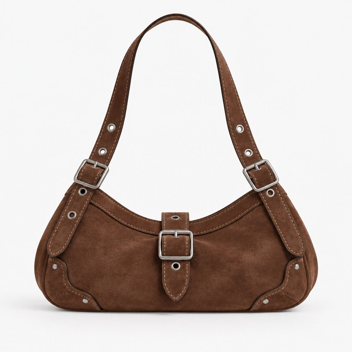 Wildleder Schultertasche
