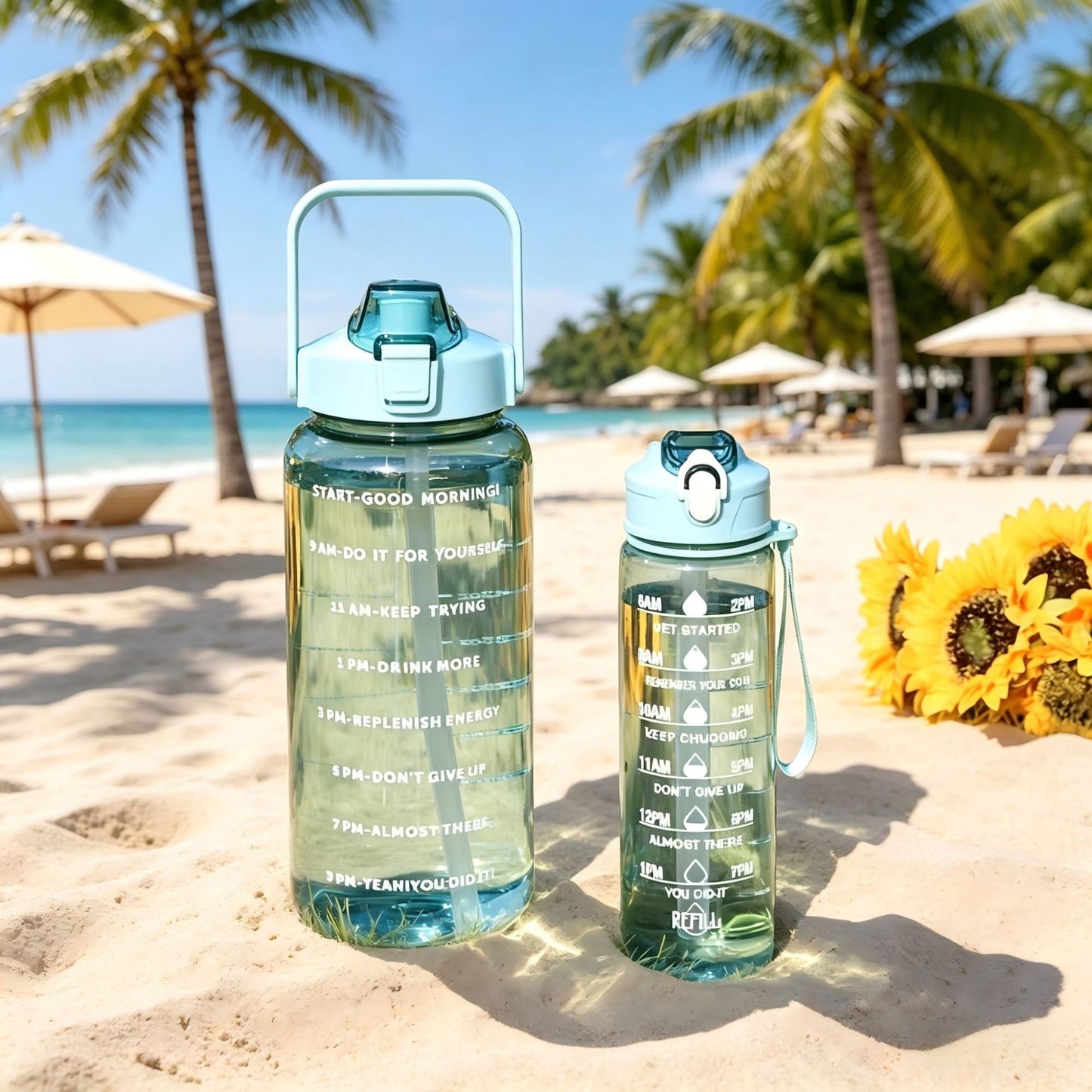 Damen Motivierende Wasserflasche Brehn