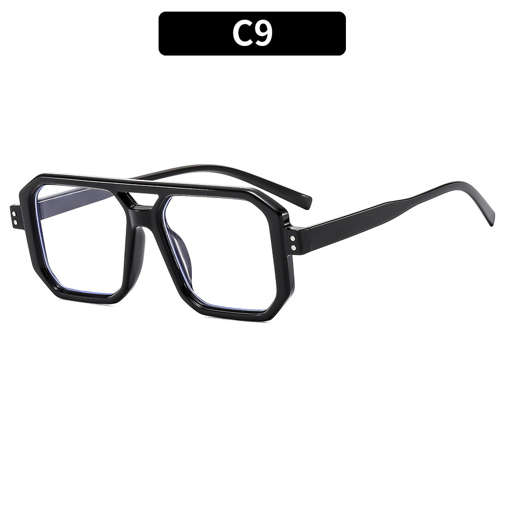 Eckige Übergroße Optische Brille