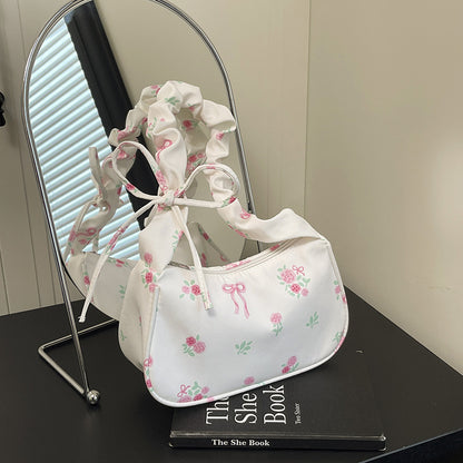 Florale bestickte Handtasche