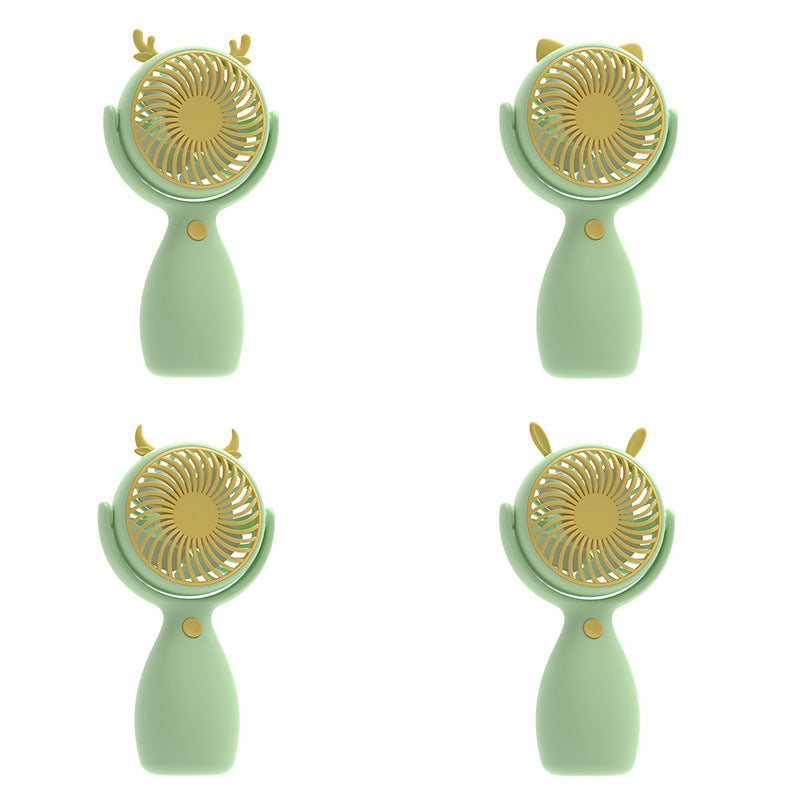 Unisex Tragbarer Handventilator mit Tierohren-Design Brehn