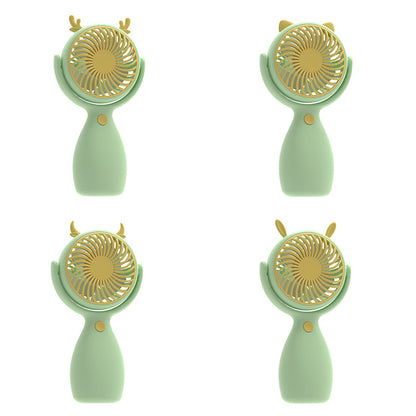 Unisex Tragbarer Handventilator mit Tierohren-Design Brehn