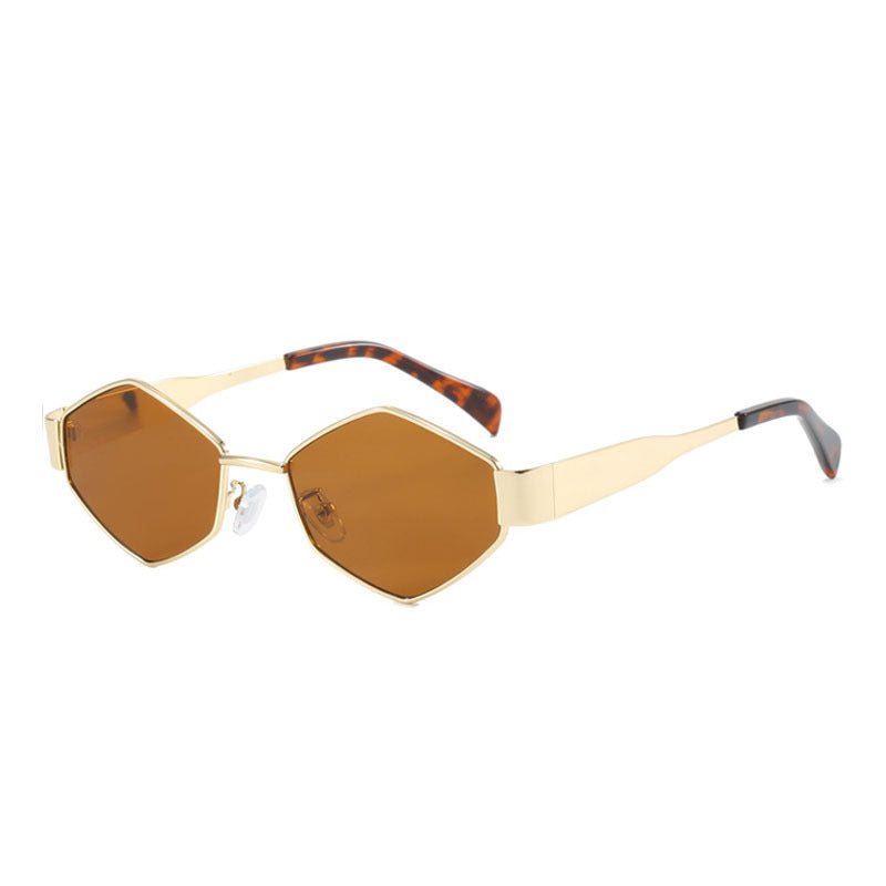 Damen geometrische Sonnenbrille Brehn