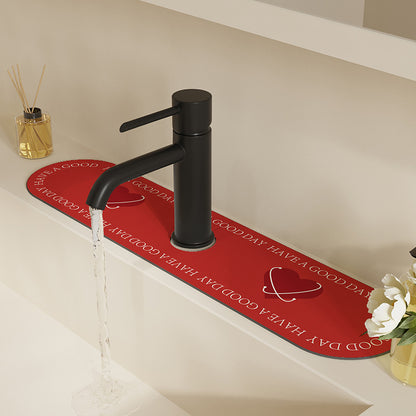 Non-Slip Decorative Vanity Sink Runner Mat