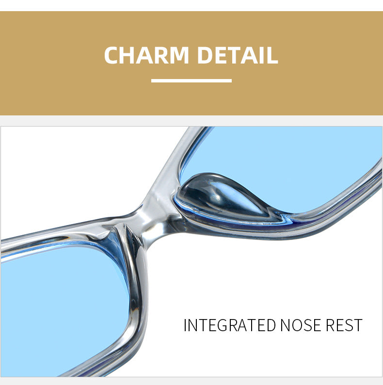 Damen geometrische Sonnenbrille mit luxuriösem Detail Brehn