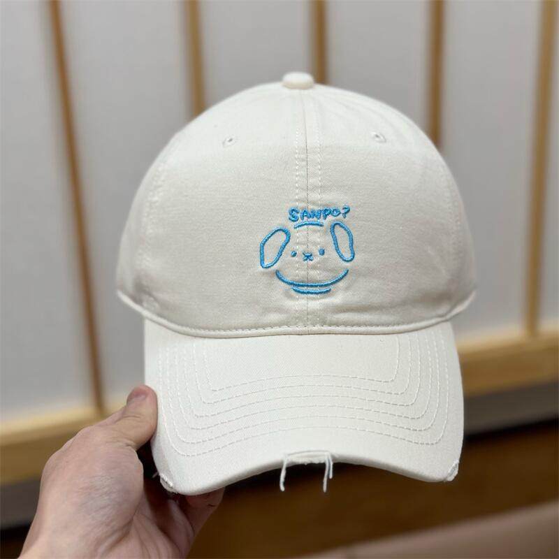 Damen Freizeit Charakter-Stickerei Baseball-Cap Brehn