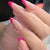 Elegante Stiletto Press-On Nägel mit pinkem Ombre Design Brehn