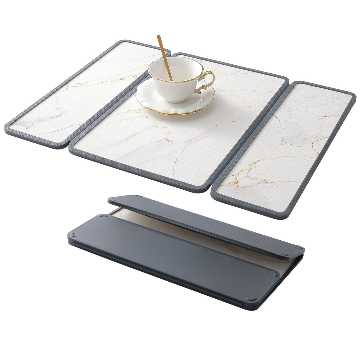 Elegante Marmor-Design Serviermatte