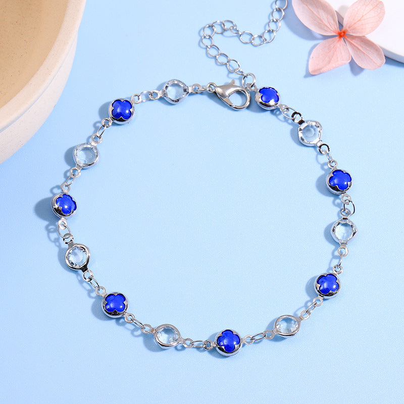 Dekorative Edelstein Fußkette Brehn