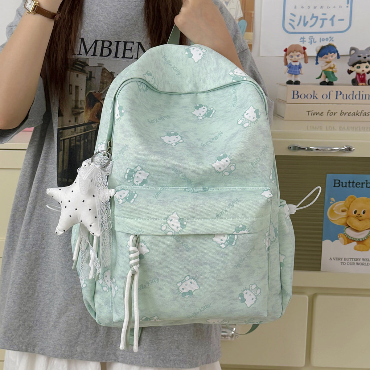 Cartoon-Charakter Grafik Rucksack Brehn