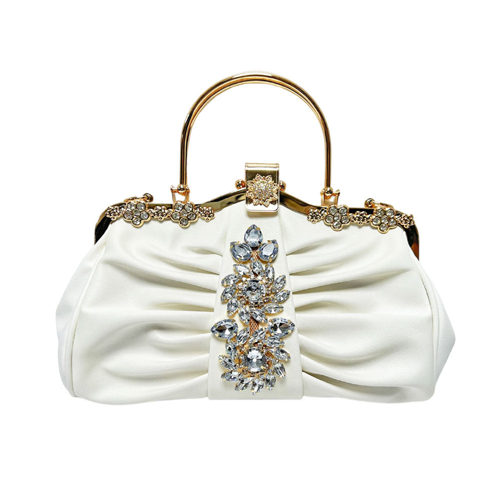 Verziertes vintage-inspiriertes Abendtasche