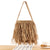 Trendige Strohtasche mit Fransigem Design Brehn
