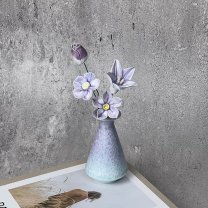 Elegante florale dekorative Vase