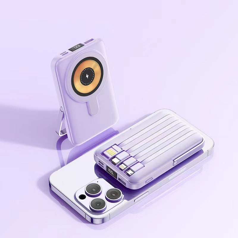 Tragbare Kabellose Powerbank mit Integriertem Ständer Brehn