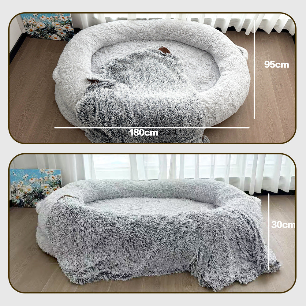 Orthopädisches Plüsch-Hundebett