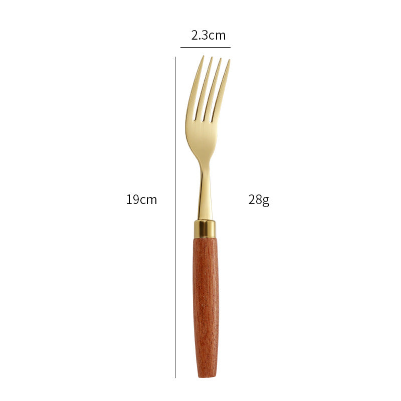 Eleganter Dessertlöffel mit Ergonomischem Holzgriff Brehn