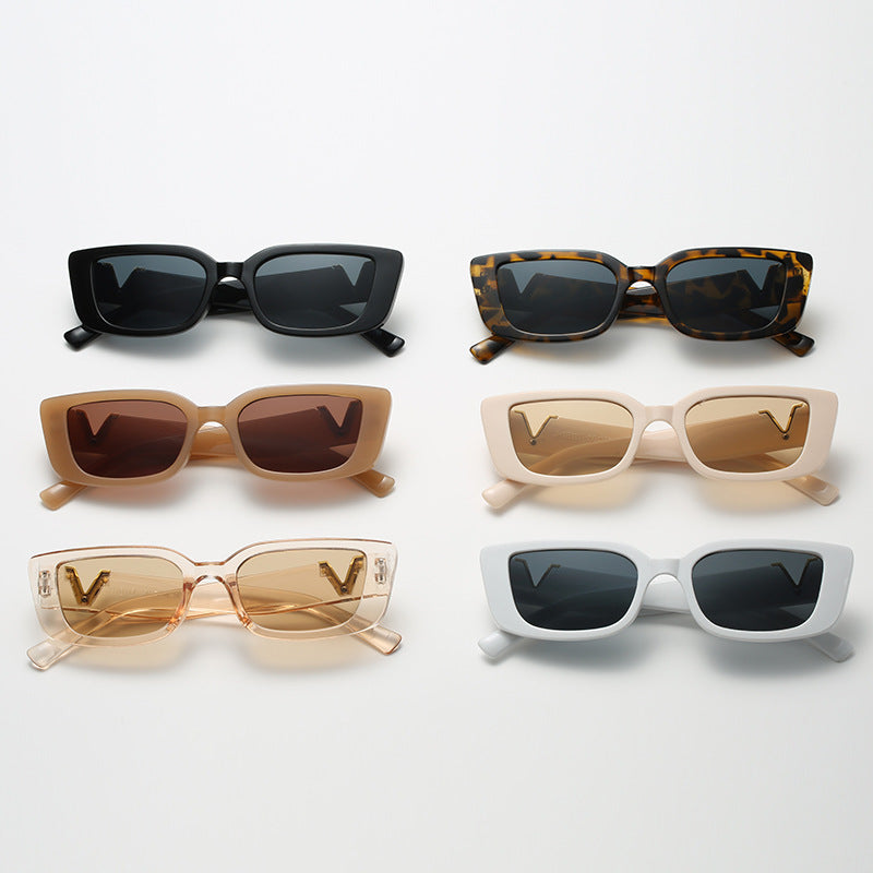 Damen modische Sonnenbrille mit trendigem Leopardenmuster und robustem Rahmen Brehn