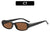 Elegante retro-inspirierte rechteckige Sonnenbrille