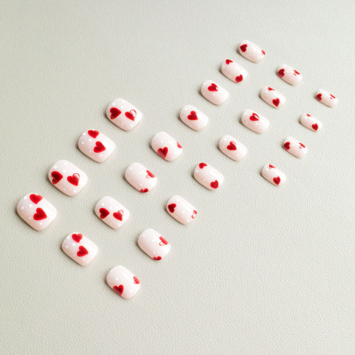 Herz-themen Acryl-Nagelkunst Set