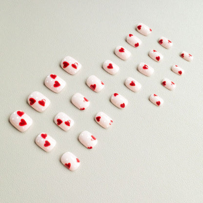 Herz-themen Acryl-Nagelkunst Set