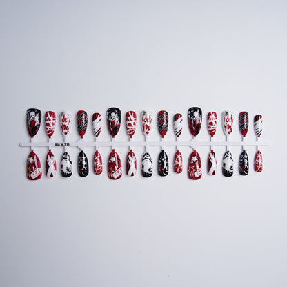 Kreatives Nagelkunst-Set mit einzigartigen Grafiken Brehn