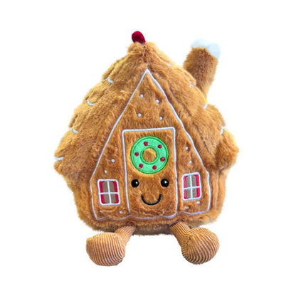 Plüsch-Palmenbaum-Charakter Sitzende Softtoy mit gesticktem Gesicht und Cord-Beinen Brehn