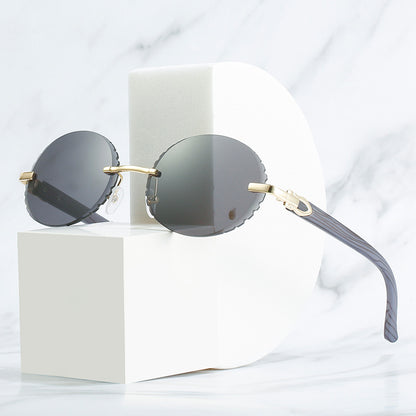 Runde Rahmen Mode Sonnenbrille Brehn