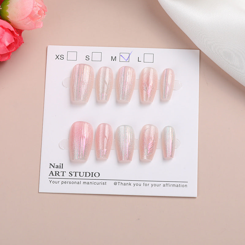 Schimmerndes Glitzer-Presse-Nagelset Brehn